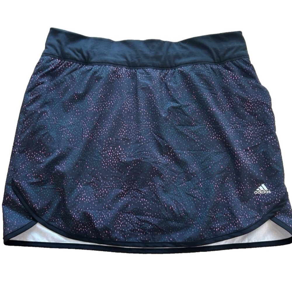 Adidas Women's Medium Golf Sporty Black Athleisure Athletic Tennis Skort Skirt